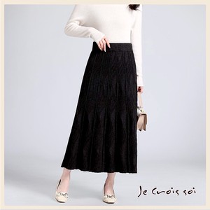 Skirt Jacquard Knit Skirt