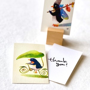 Letter Writing Item Penguin Message Card