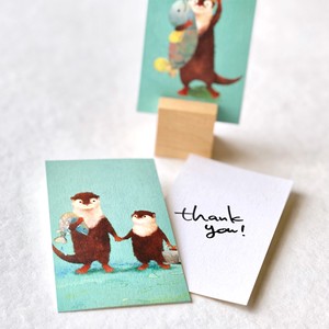 Letter Writing Item Otter Message Card