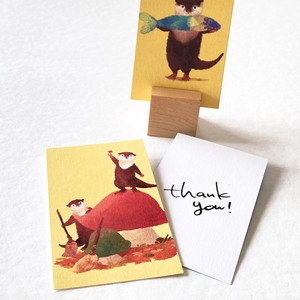 Letter Writing Item Otter Message Card
