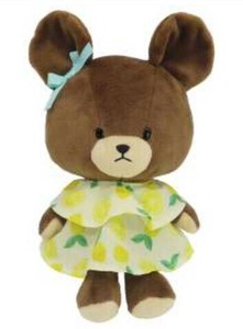 ぬいぐるみ くまのがっこう 　レモン　Sサイズ