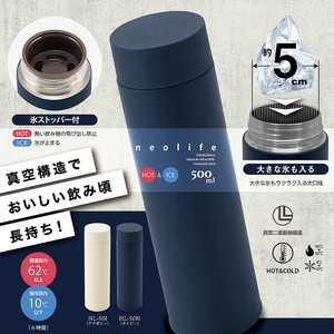 Water Bottle Navy 500ml