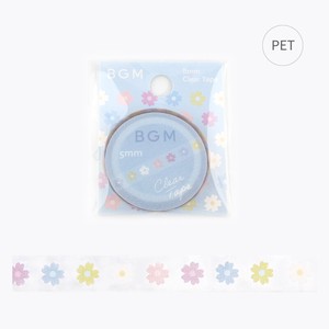 LIFE Washi Tape Flower Clear 5mm x 5m 5mm