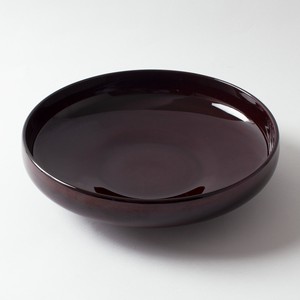 Bowl 24.5cm Pasta Glossy Brown Dishwasher Safe Made in Japan