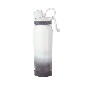 Water Bottle Gray White 530ml