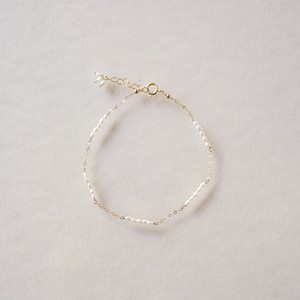 〔14kgf〕極小ライスパールブレスレット　(pearl bracelet)