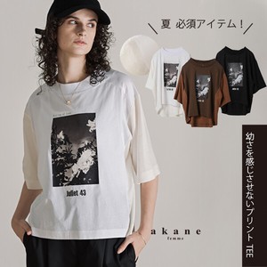 T-shirt Pullover Short-Sleeve 2024 Spring/Summer