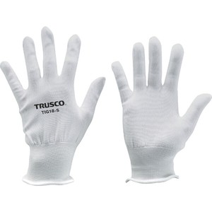 インナー手袋 トラスコ中山 TRUSCO 超薄手 ノンコートインナー手袋 18ゲージ S