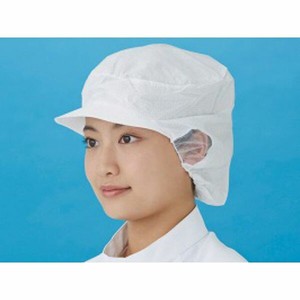 不織布キャップ 日本メディカルプロダクツ エレクトネット帽 EL-512 M 白