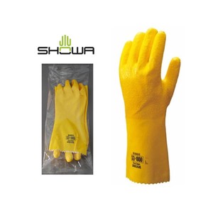 ゴム手袋 ショーワグローブ SD-1000 耐溶剤手袋 L・イエロー
