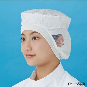 不織布キャップ 日本メディカルプロダクツ エレクトネット帽 EL-580 L 白