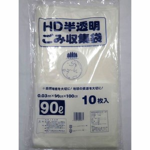 HDゴミ袋 中川製袋化工 HD半透明ごみ収集袋 90L