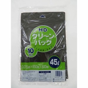 HDゴミ袋 中川製袋化工 クリーンバック HD 黒 45L