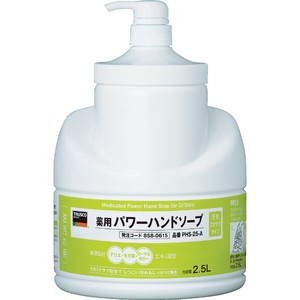 ハンドソープ トラスコ中山 TRUSCO 薬用パワーハンドソープポンプボトル 2.5L