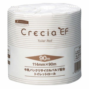トイレットペーパー 日本製紙クレシア クレシアEFトイレットロール 90m シングル