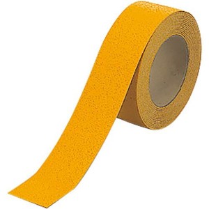 路面貼り用テープ　ユニラインテープ反射黄  50mm幅×5m 374-26