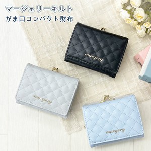 Trifold Wallet Quilt Gamaguchi Compact
