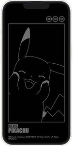 ポケットモンスター iPhone14/13/13Pro対応ガラススクリーンプロテクター ピカチュウ POKE-820A