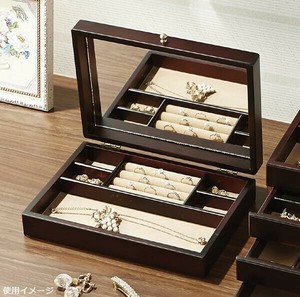 茶谷産業　日本製　木製ジュエルケース(アクセサリーケース)　017-805