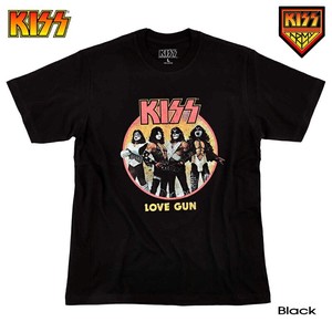 KISS キッス Tシャツ LOVE GUN バンドT ロックT フェス ジーンシモンズ ポールスタンレー ROCK