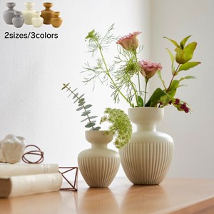 （高さ17.5cm・12cm）磁器のフラワーベース（3色・2サイズ）／花束 リボン 結べる 歓送迎会