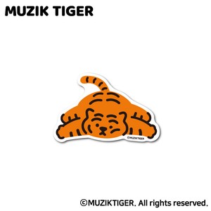 MUZIK TIGER ダイカットミニステッカー ねそべり オシャレ ムジークタイガー 韓国 トレンド 人気 MUZ002