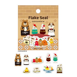 Planner Stickers Flake Sticker Concombre Traditional Japanese-Style Café