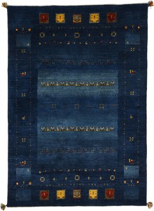 ペルシャンギャッベ イラン シラーズ産 ウール 手織 ラグ パルディ(約160×240cmサイズ)