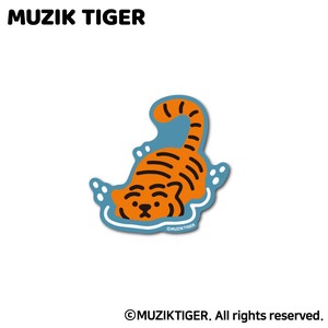 MUZIK TIGER ダイカットミニステッカー 泳ぐ オシャレ ムジークタイガー 韓国 トレンド 人気 MUZ015