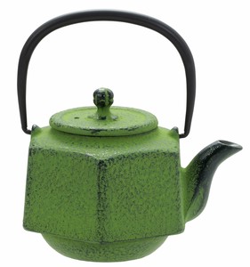 南部铁器 日式茶壶 绿色