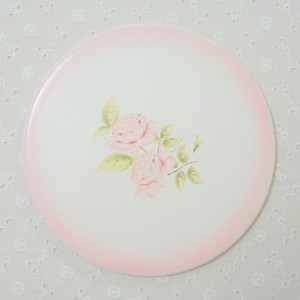 Coaster Pottery Rose Made in Japan