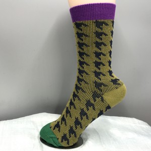 Crew Socks Houndstooth Pattern Socks Ladies'