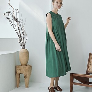 Casual Dress Flare Casual One-piece Dress Tuck 2024 Spring/Summer