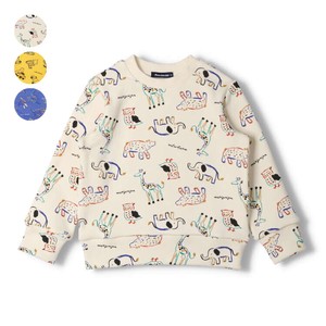 Kids' 3/4 Sleeve T-shirt Cars Gift Animals Made in Japan