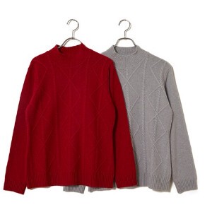 Sweater/Knitwear High-Neck Cashmere