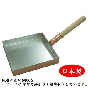 中村銅器製作所　銅製　卵焼き鍋　角型　24cm