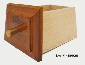 Kalita(カリタ) ダイヤミルN用部品 粉受け　レッド・89920