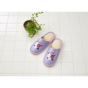トイレ用スリッパ　ローズ(ラベンダー) XM-760