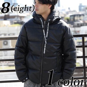 Jacket Cotton Batting Hooded Blouson Men's