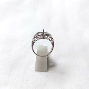 Silver-Based Plain Ring Design sliver Retro