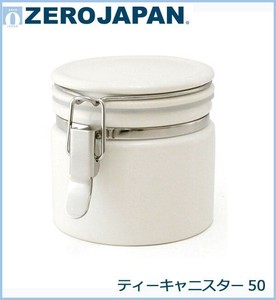 ZEROJAPAN(ゼロジャパン)  ティーキャニスター50　WH・ホワイト　TEA-50