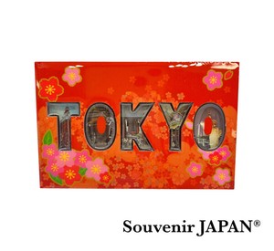 【木製マグネット】TOKYO  エポキシ樹脂コーティング【お土産・インバウンド向け商品】