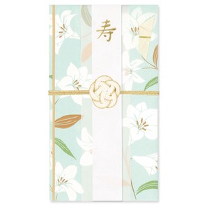 日本製　花づつみ 水引・祝儀袋　和モダン・ユリ