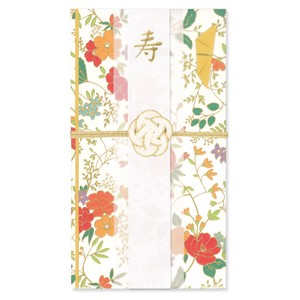 日本製　花づつみ 水引・祝儀袋　和モダン・花模様