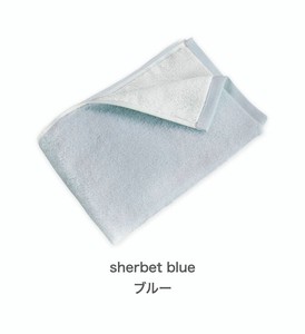 洗脸毛巾 蓝色 日本制造