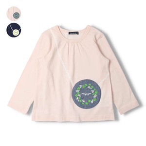 Kids' 3/4 Sleeve T-shirt Pocket Pochette