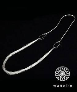 Plain Silver Chain Necklace 2-way Made in Japan