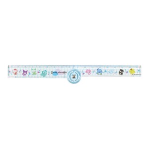 T'S FACTORY Ruler/Measuring Tool Sanrio Characters Foldable 17cm