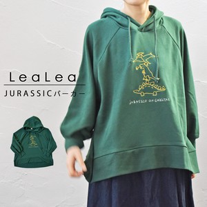 【秋冬】刺繍パーカー　JURASSICパーカー　恐竜