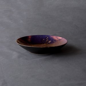 ボウル 盛鉢 ブロンズしぶきスムースbowl 大鉢 紫 銅 レストラン 器 食器 [日本製/有田焼/皿]